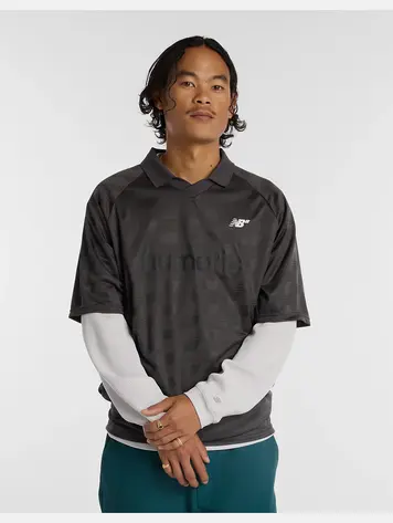 New Balance MEN'S NUMERIC TEAM JERSEY FADED BLACK