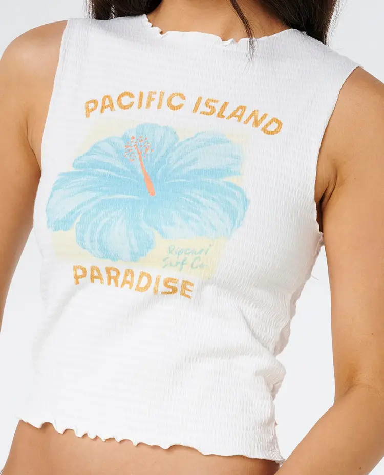 RIP CURL FEMMES TOPANGA CANYON SHIRRED TANK