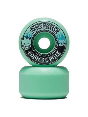 Spitfire ROUES DE SKATEBOARD F4 99 TEAM COLOR PACK CONICAL FULL TEAL 52mm