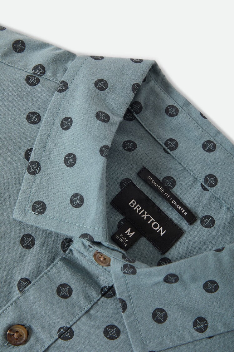 Brixton HOMMES CHARTER PRINT SHIRT