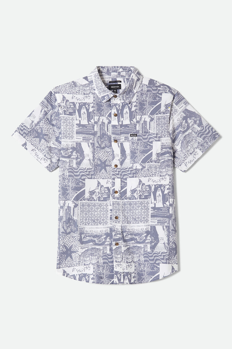 Brixton HOMMES CHARTER PRINT SHIRT