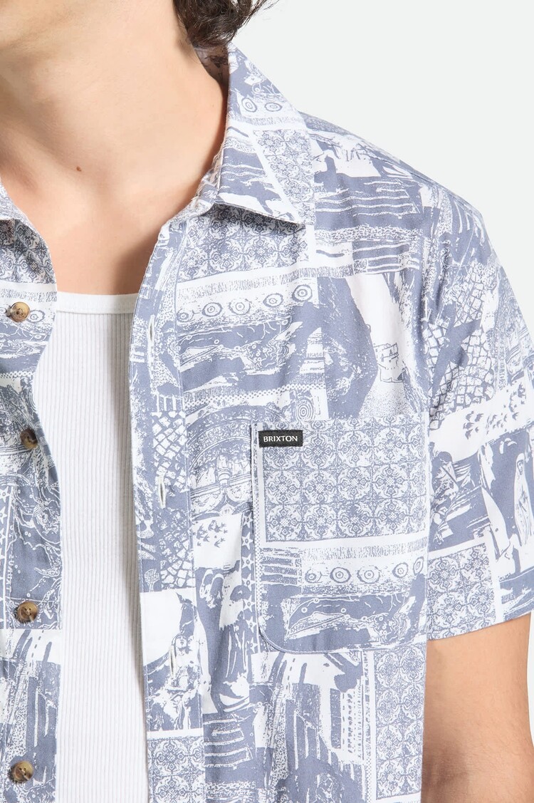 Brixton HOMMES CHARTER PRINT SHIRT