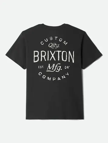 Brixton MEN'S FREMONT STANDARD T-SHIRT VINTAGE BLACK