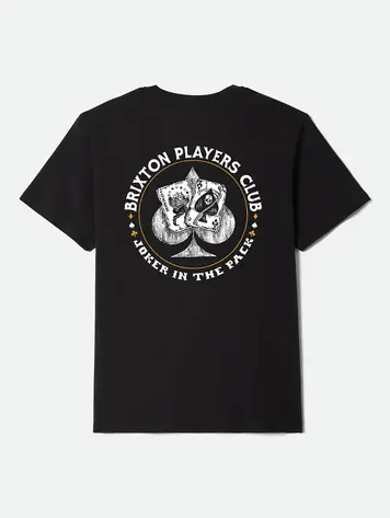 Brixton HOMMES VANGUARD STANDARD T-SHIRT BLACK