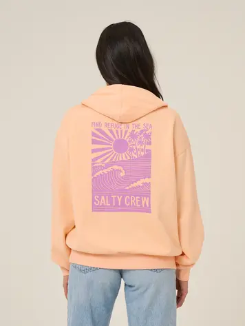 Salty crew FEMMES RISE AND SMILE HOODIE APRICOT