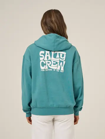 Salty crew WOMEN'S FREESTYLE HOODIE TEAL