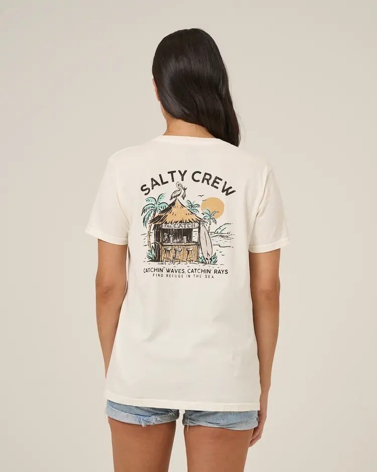 Salty crew FEMMES BEACH HUT BOYFRIEND TEE
