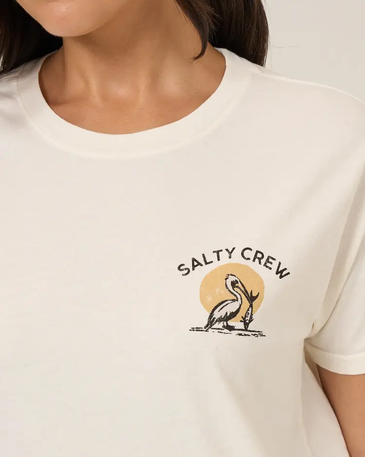Salty crew WOMEN'S BEACH HUT BOYFRIEND TEE