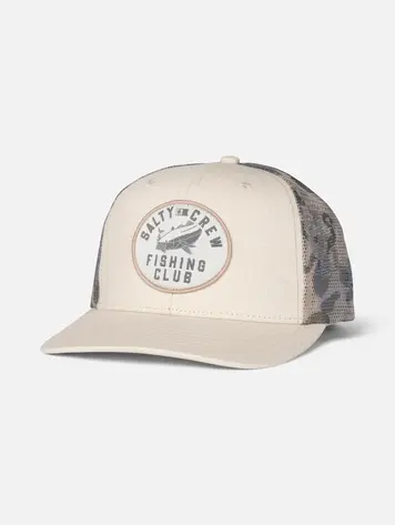 Salty crew WOMEN'S ON A MISSION TRUCKER HAT OFF WHITE