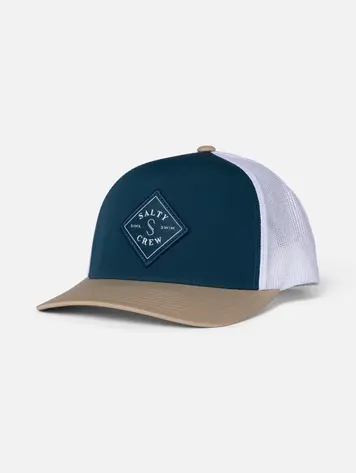 Salty crew HOMMES SEALINE RETRO TRUCKER HAT NAVY KHAKI
