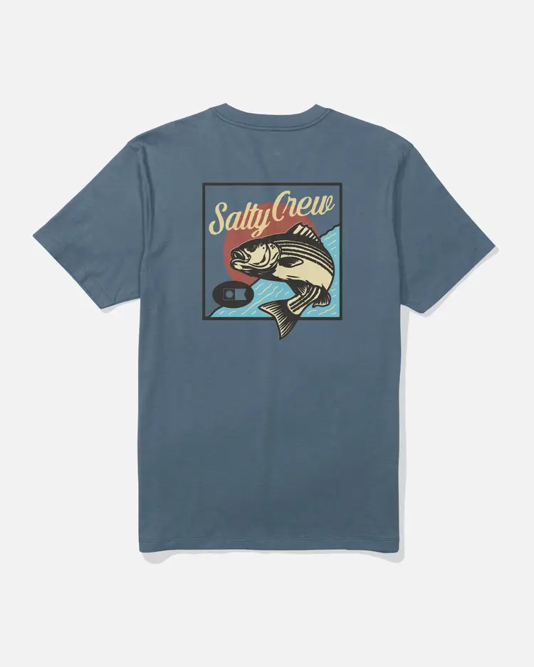 Salty crew MEN'S STRIPED CREW TEE