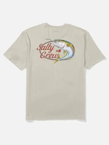 Salty crew MEN'S YELLOWTAIL CLASSIC TEE BONE