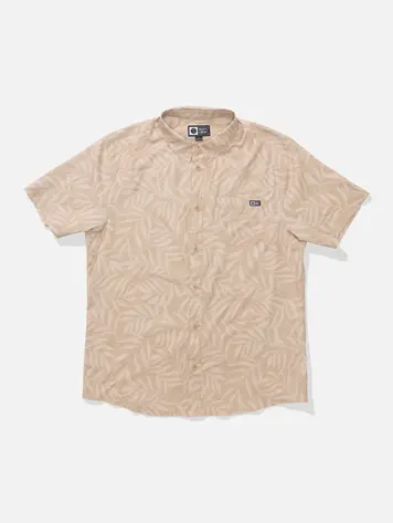Salty crew HOMMES BREEZER PERFORATED BUTTON UP KHAKI