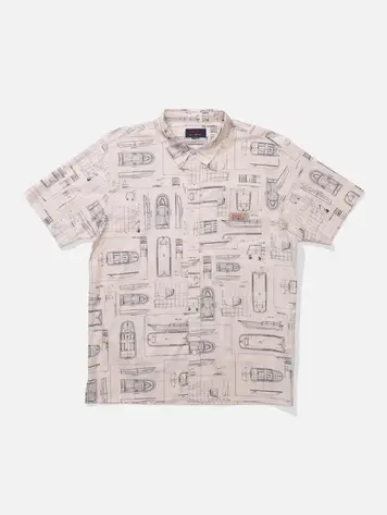 Salty crew HOMMES WHALER BUTTON UP BONE