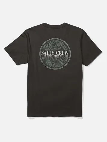 Salty crew MEN'S SPLIT FILL CREW TEE BLACK