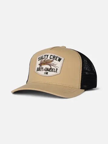 Salty crew HOMMES FISHING CO TRUCKER HAT KHAKI