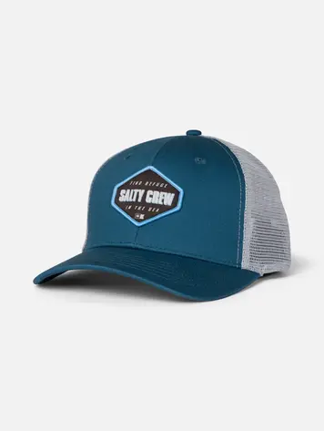 Salty crew HOMMES SHAPELY TRUCKER HAT CAPTAINS BLUE