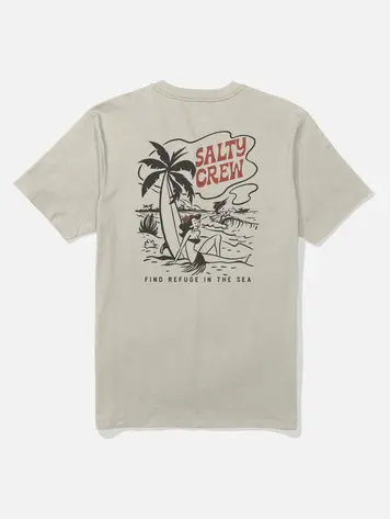 Salty crew HOMMES LOUNGE CREW TEE BONE