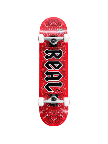 Real BANDANA COMPLETE SKATEBOARD 7.75"