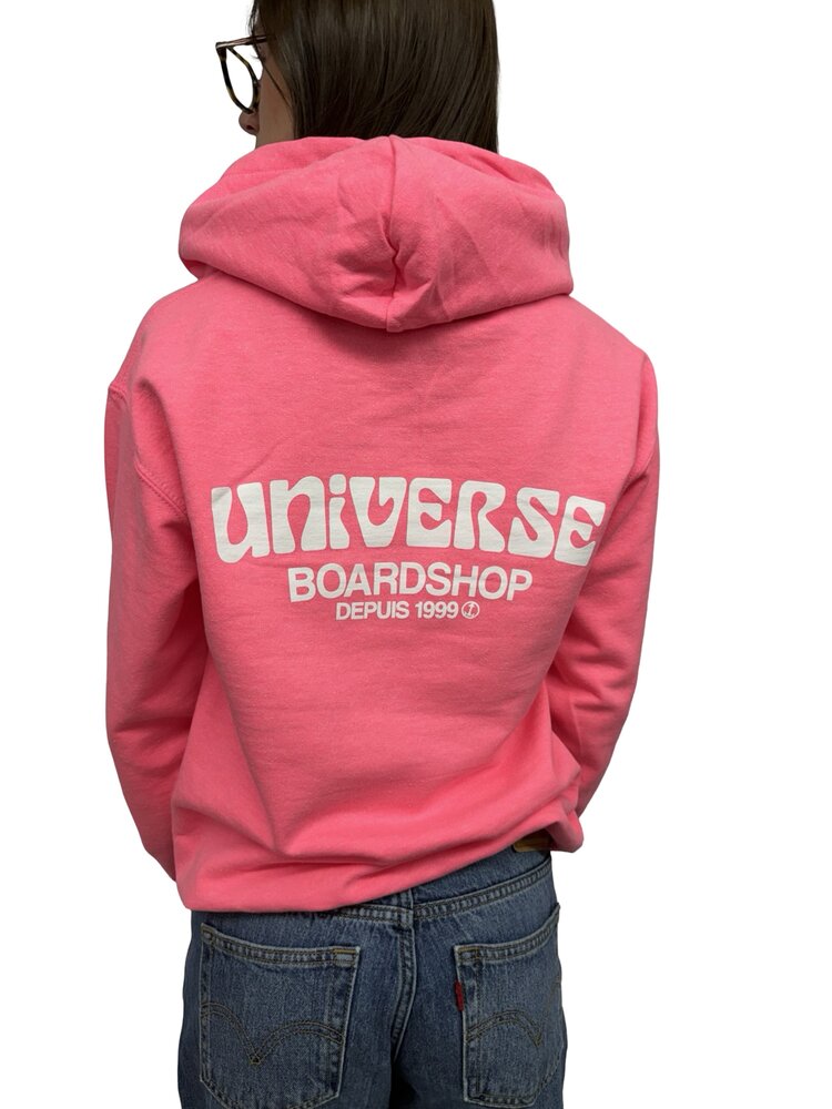 Universe Boardshop FEMMES BULLE HOODIE SAFETY PINK