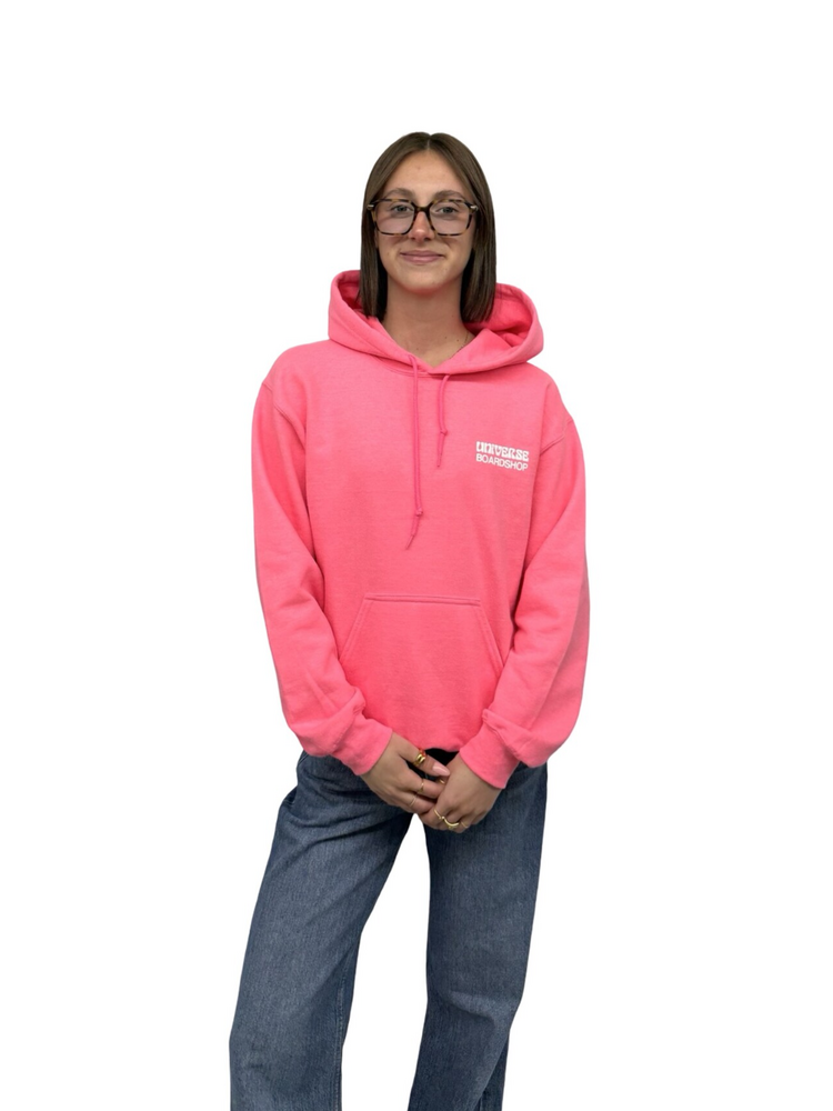 Universe Boardshop WOMEN'S BULLE HOODIE SAFETY PINK