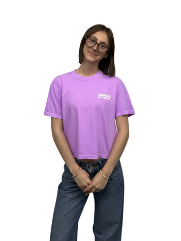 Universe Boardshop FEMMES BULLE BOXY T-SHIRT NEON VIOLET/WHITE