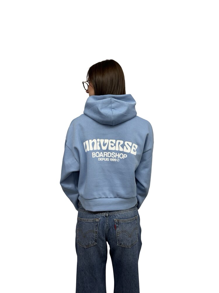Universe Boardshop FEMMES BULLE CROPPED DROP SHOULDER HOODIE