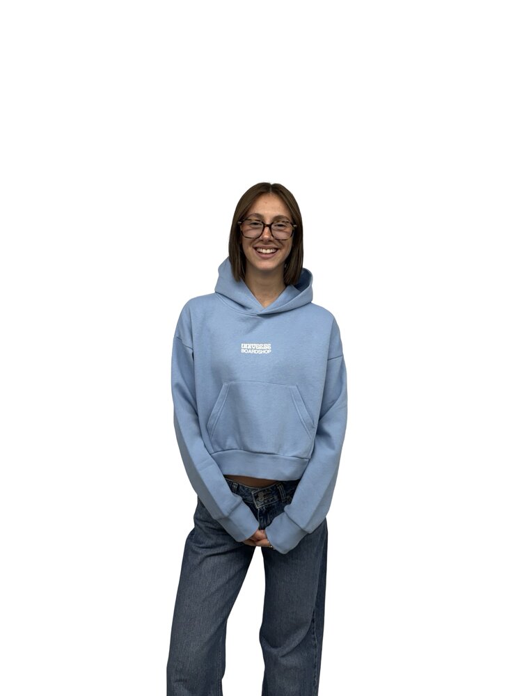 Universe Boardshop WOMEN'S BULLE CROPPED DROP SHOULDER HOODIE
