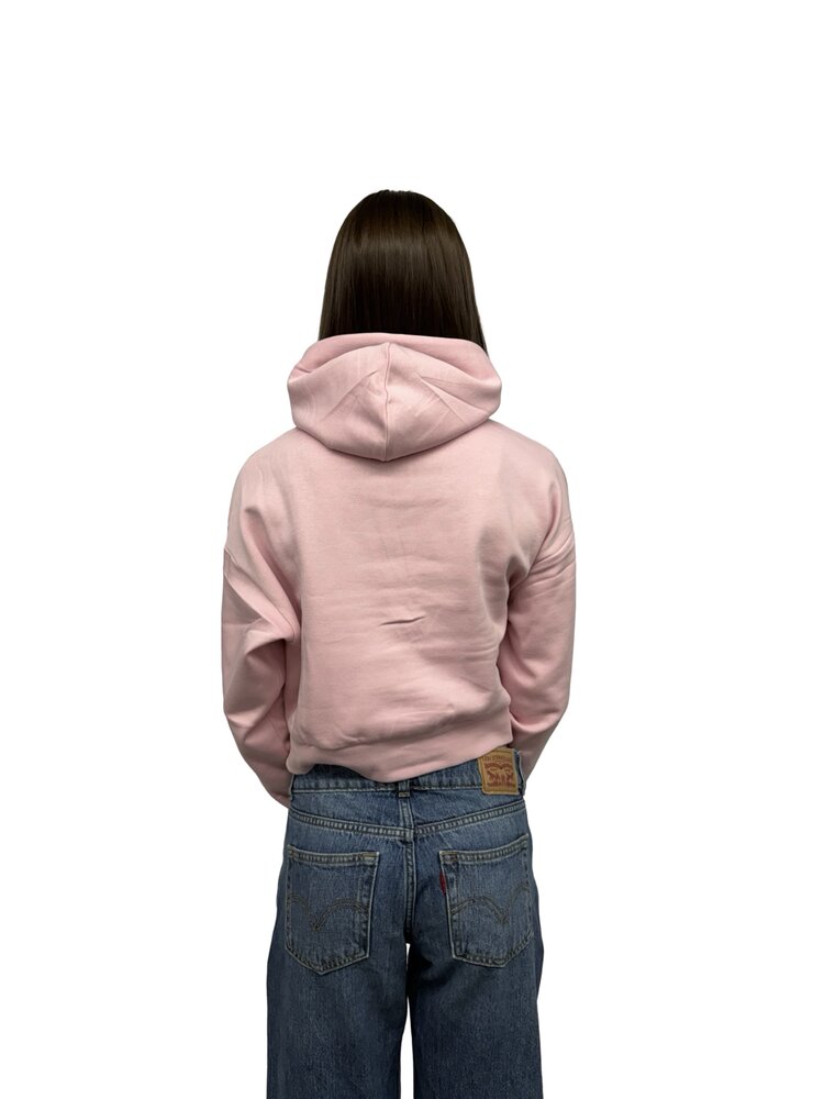 Universe Boardshop WOMEN'S BULLE CROPPED DROP SHOULDER 1/2 ZIP HOODIE