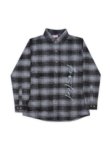 Frosted Skateboards HOMMES CHECKS FLANNEL TAN/BLUE