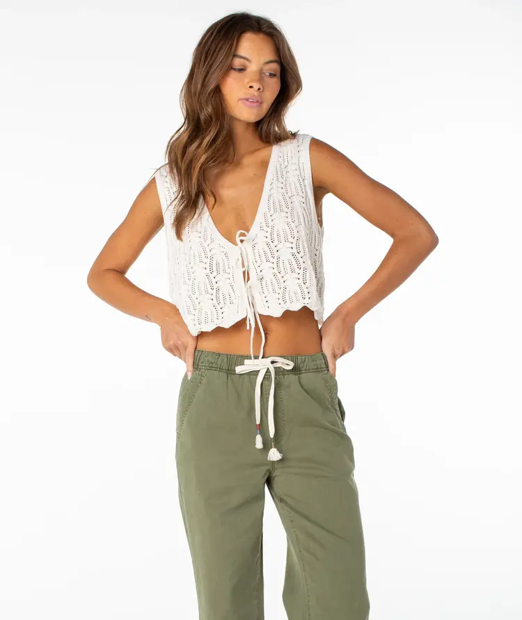 Roxy WOMEN'S BEACH BOUND CROCHET VEST