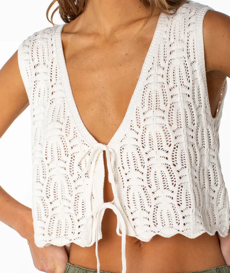 Roxy WOMEN'S BEACH BOUND CROCHET VEST