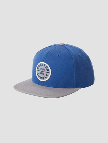 Brixton HOMMES OATH III SNAPBACK BLUE/LIGHT GREY