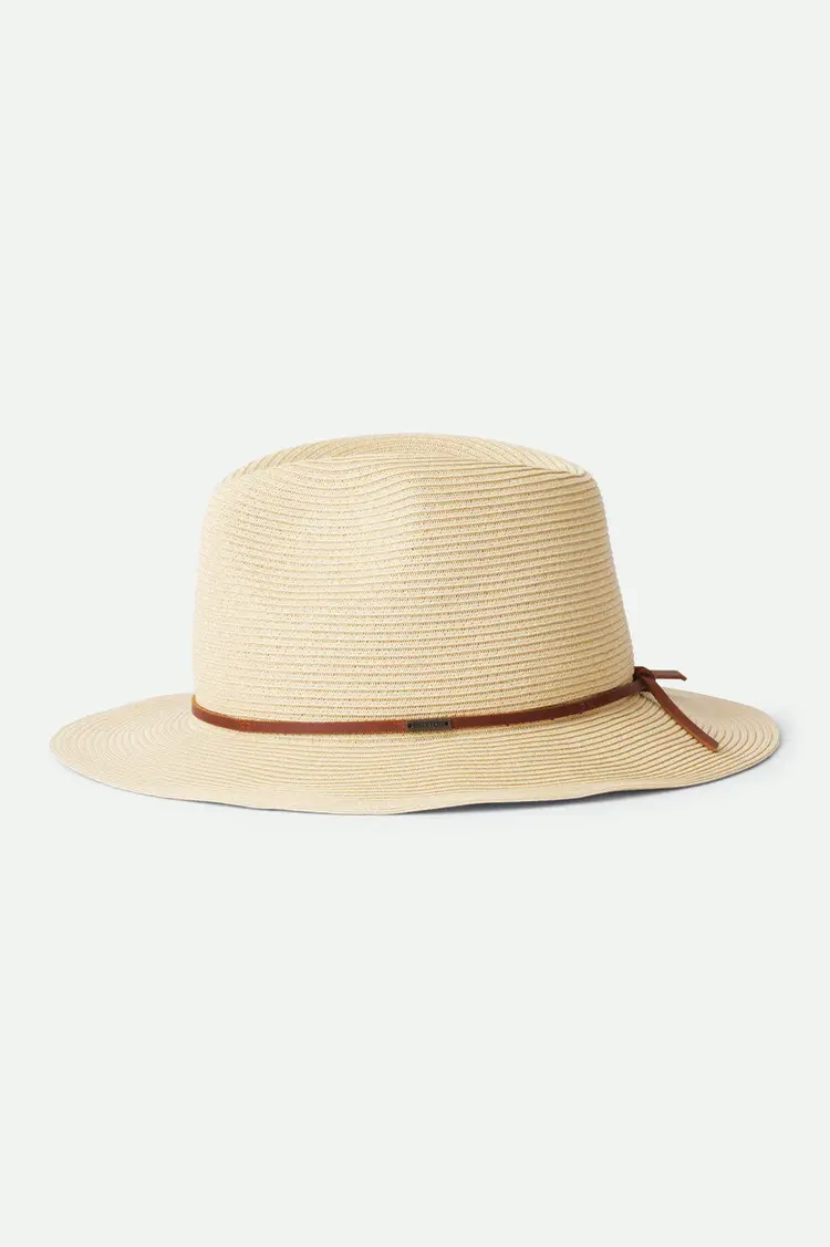 Brixton WESLEY STRAW PACKABLE FEDORA