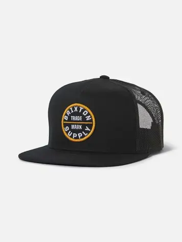 Brixton HOMMES OATH TRUCKER HAT BLACK/BLACK