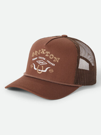 Brixton MEN'S BEEKMAN TRUCKER HAT BROWN/BROWN