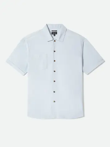 Brixton HOMMES THE VINTAGE SHIRT BLUE AURA