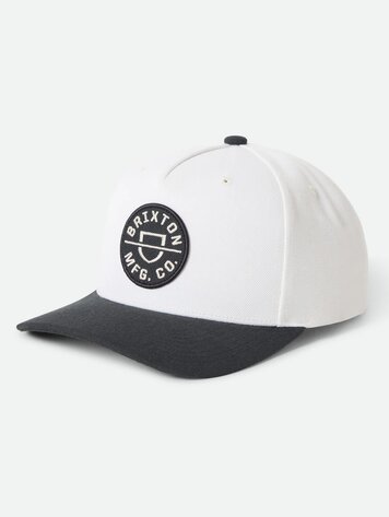 Brixton HOMMES CREST SNAPBACK BLACK/OFF WHITE