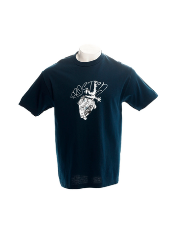 Frosted Skateboards HOMMES CRASH GRAPHIC T-SHIRT NAVY