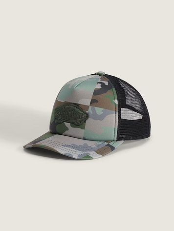 Vans YOUTH CLASSIC PATCH CURVED BILL TRUCKER HAT ALUMINIUM