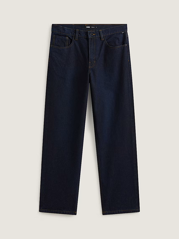 Vans HOMMES CHECK-5 LOOSE DENIM PANTS DARK RINSE BLUE