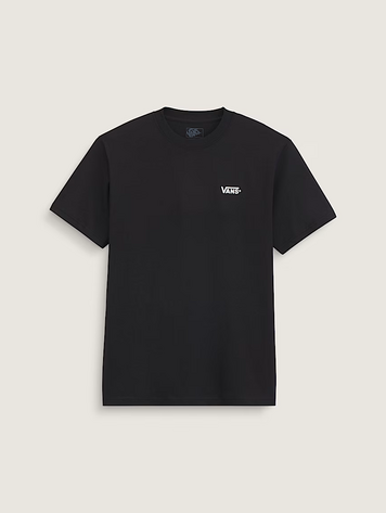 Vans MEN'S NEW LEFT CHEST T-SHIRT BLACK/WHITE