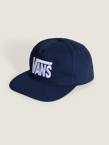 Vans MEN'S STRETCH LOGO SNAPBACK HAT DRESS BLUES