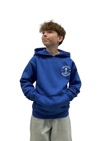 Universe Boardshop YOUTH ANCRE HOODIE ROYAL BLUE/WHITE
