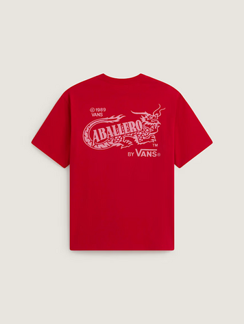 Vans HOMMES CABALLERO T-SHIRT RACING RED