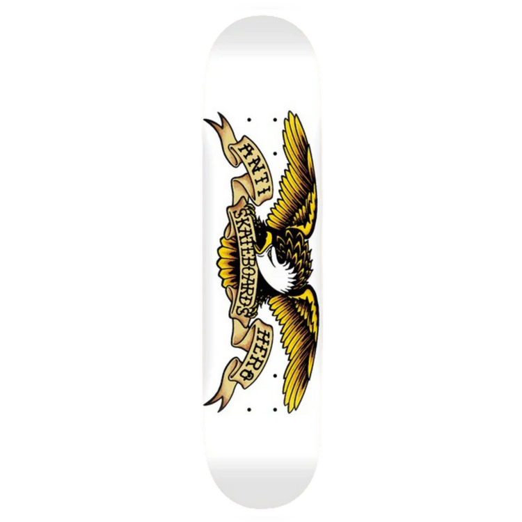 Antihero TEAM CLASSIC EAGLE WHITE 8.75"