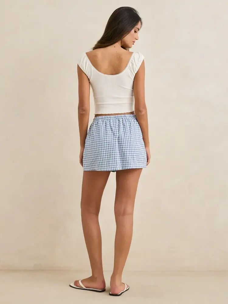 Rhythm WOMEN'S LOLA CHECK SKORT