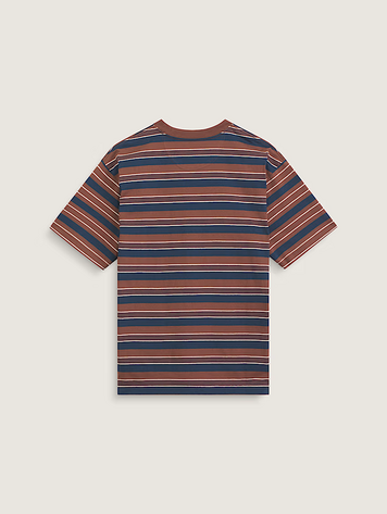 Vans HOMMES PISMO KNIT SS SHIRT POTTING SOIL BROWN