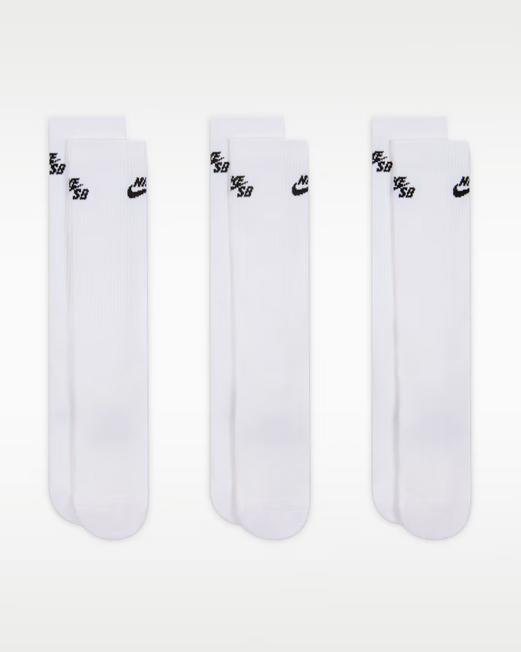 Nike SB MEN'S EVERYDAY ELEVATED CREW SKATE SOCKS 3-PACK
