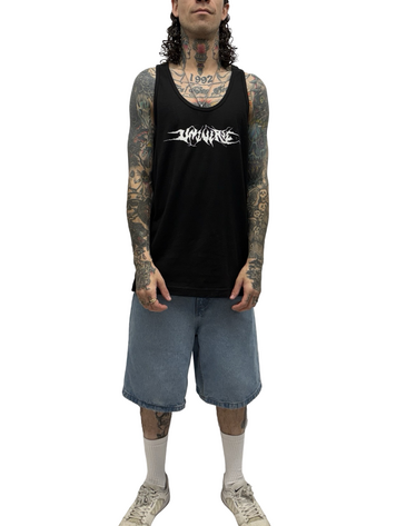 Universe Boardshop HOMMES BETON TANK TOP BLACK/WHITE